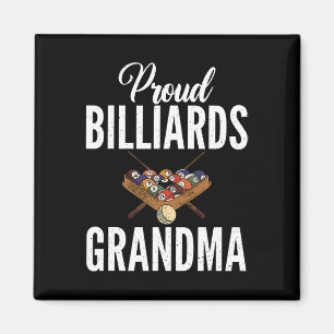 Proud Billiards Grandma Pool Billiards Grandma  Magnet