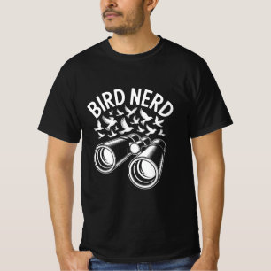 Proud Bird Nerd Birder Tee