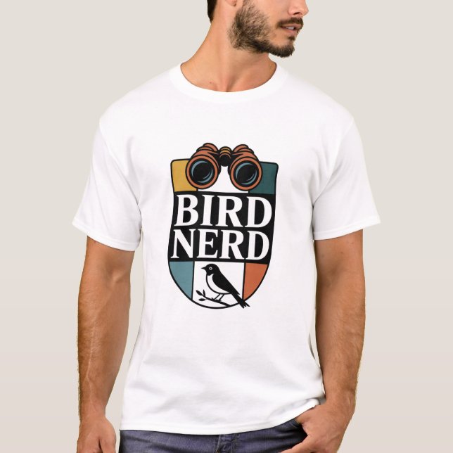 Proud Bird Nerd Watcher Tee (Front)