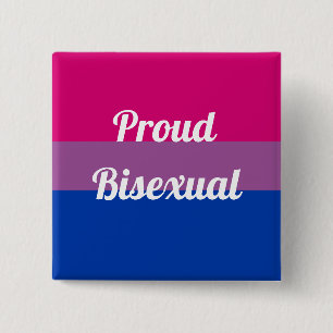 Proud Bisexual   Bisexual Pride  15 Cm Square Badge