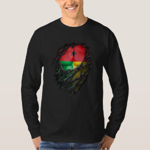 Proud Bissau-Guinean Roots Torn Ripped Guinea-Biss T-Shirt