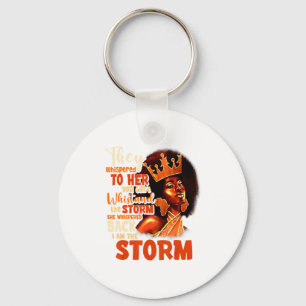 Proud Black African American Ladies Black History Key Ring