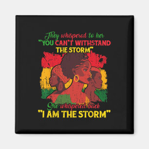 Proud Black African American Ladies Black History Magnet