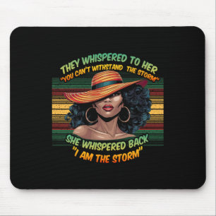 Proud Black African American Ladies Black History Mouse Pad