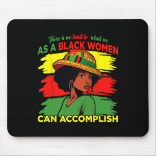 Proud Black African American Ladies Black History Mouse Pad