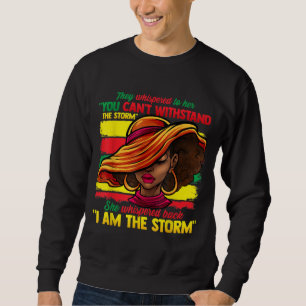 Proud Black African American Ladies Black History  Sweatshirt