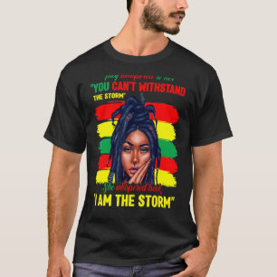 Proud Black African American Ladies Black History T-Shirt