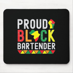 Proud Black Byrtender Black History Month For Rten Mouse Pad