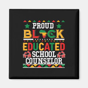 Proud Black Educated School Counsellor Costume Jun Magnet