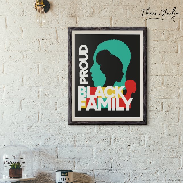 Proud Black Family Black History Month  Poster (Creator Uploaded)