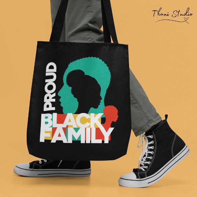 Proud Black Family Black History Month  Tote Bag (Creator Uploaded)