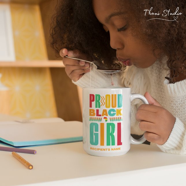 Proud Black Girl Black History Month Family Coffee Mug (Creator Uploaded)