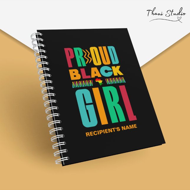 Proud Black Girl Black History Month Family Notebook (Creator Uploaded)