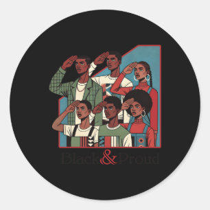 Proud Black History Month Sticker