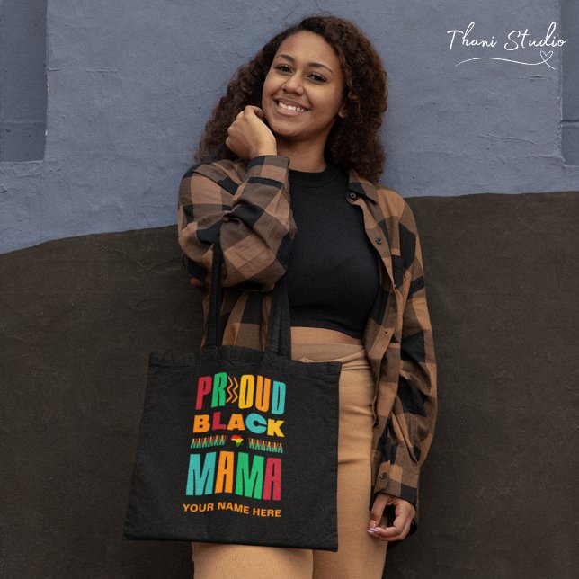 Proud Black Mama Black History Month Family Tote Bag (Creator Uploaded)