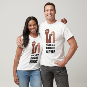 Proud Black Melanin Author  T-Shirt