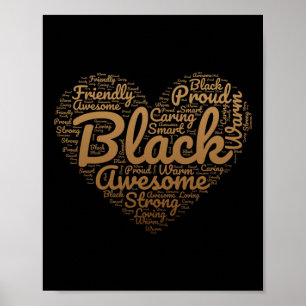 Proud Black Melanin Women Juneteenth And Black His Poster