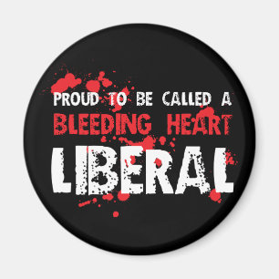 Proud Bleeding Heart Liberal Magnet