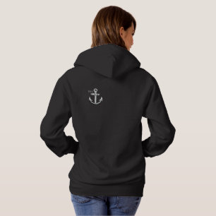 Proud Bluenoser Nova Scotia anchor sweater hoodie