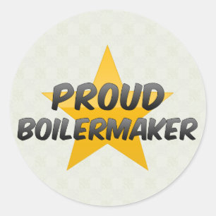 Proud Boilermaker Classic Round Sticker