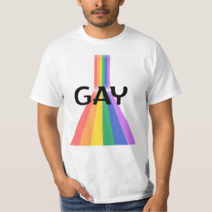 Proud & Bold – "GAY" Typography with Radiant Verti T-Shirt