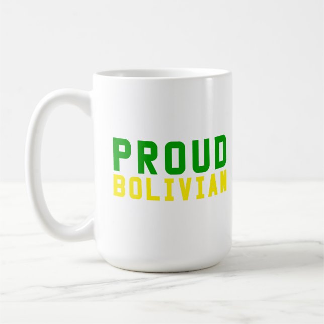 Proud Bolivian  Coffee Mug (Left)