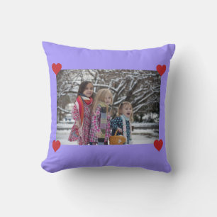 Proud Bonus Mum Stepmom Photo Mother's Day Bday Cushion