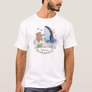 Proud Bookaholic: Magic of Books Illustration T-Shirt