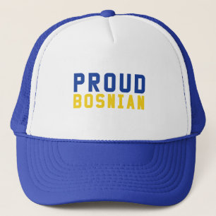 Proud Bosnian Trucker Hat