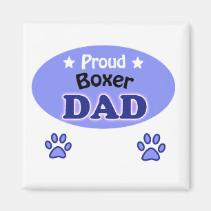 Proud Boxer dad Magnet