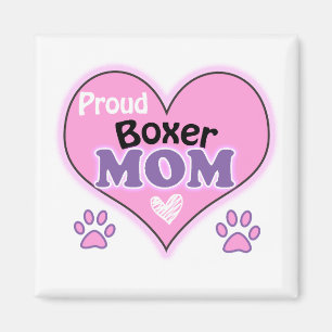 Proud Boxer mum Magnet