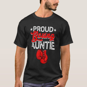 Proud Boxing Auntie Mother's Day Sport Mama Mum T-Shirt