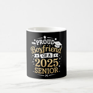 Proud Boyfriend Of A 2025 Graduate Graduation Coffee Mug