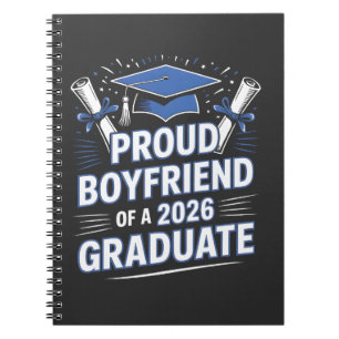 Proud Boyfriend of a 2026 Graduation Couples Notebook