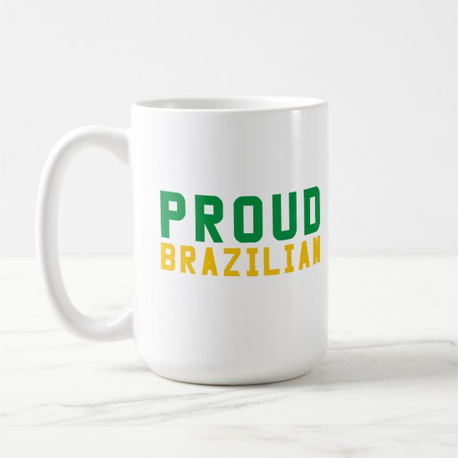 Proud Brazilian  Coffee Mug (Left)