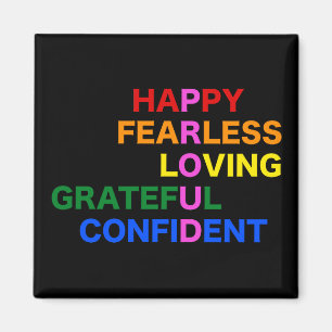 PROUD Bright Black Magnet