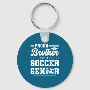 Proud Brother 2026 Senior Soccer Key Ring