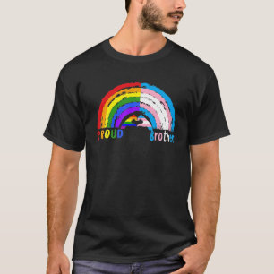 Proud Brother LGBT Transgender LGBTQ Gay Pride T-Shirt