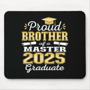 Proud Brother Of 2025 Cl Master Graduate Family Gr Mouse Pad