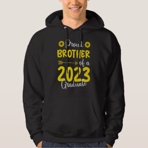 Proud Brother Of A 2023 Graduate Graduation Family Hoodie