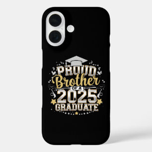 Proud Brother Of A 2025 Graduate Graduation iPhone 16 Case