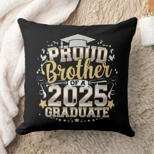 Proud Brother Of A 2025 Graduate Graduation Cushion