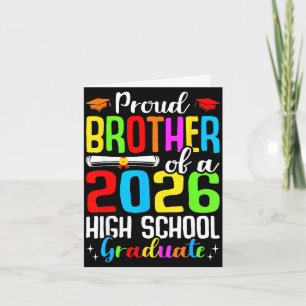 Proud brother of a 2026 high school graduateProud Card