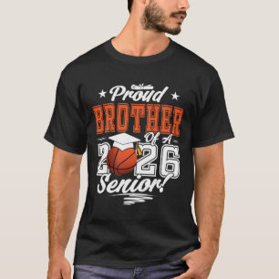 Proud Brother Of A 2026 Senior Sketll Graduation _ T-Shirt