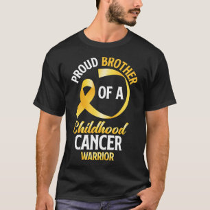 Proud Brother Of A Childhood Cancer Warrior Brothe T-Shirt