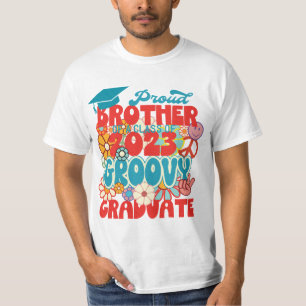 Proud BROTHER of a Class of 2023 Graduate Retro T-Shirt
