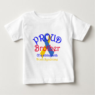 Proud Brother of a Down Syndrome Sibling Baby T-Shirt