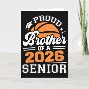 Proud Brother Of A Sketll Senior 2026 Graduation Card
