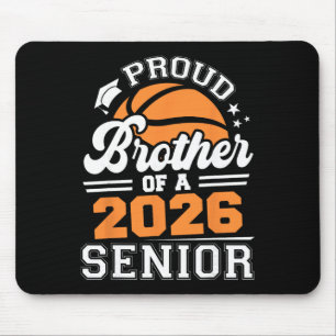 Proud Brother Of A Sketll Senior 2026 Graduation Mouse Pad