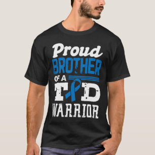 Proud Brother Of A T1d Warrior Diabetes Awareness  T-Shirt